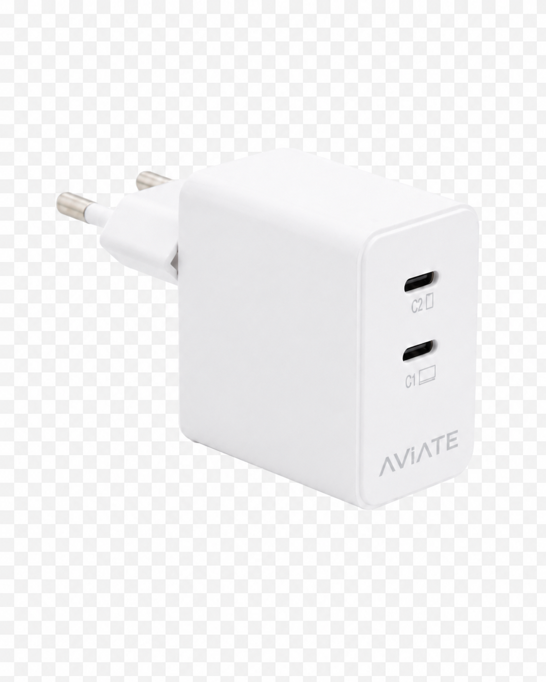 77W GaN Dual USB-C Charger